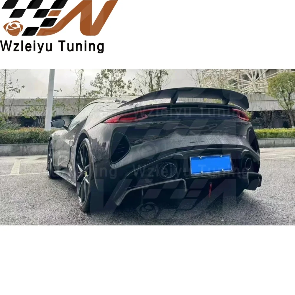 Vors Style Dry Carbon Fiber Rear Bumper Diffuser Fit For Lotus Emira 21-24 High Quality Fitment