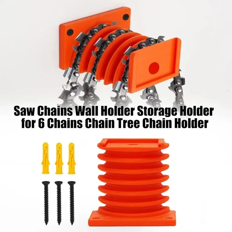 Image of Säge Ketten Wand Halterung Lagerung Halter Für 4/6 Ketten Baum Kette Halter Motorrad Kette Lagerung Rack