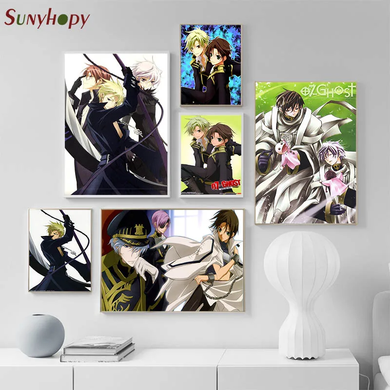 7Ghost Anime Canvas Poster: The Ultimate Wall Art for Fans of Dark Fantasy and Emotional Storytelling