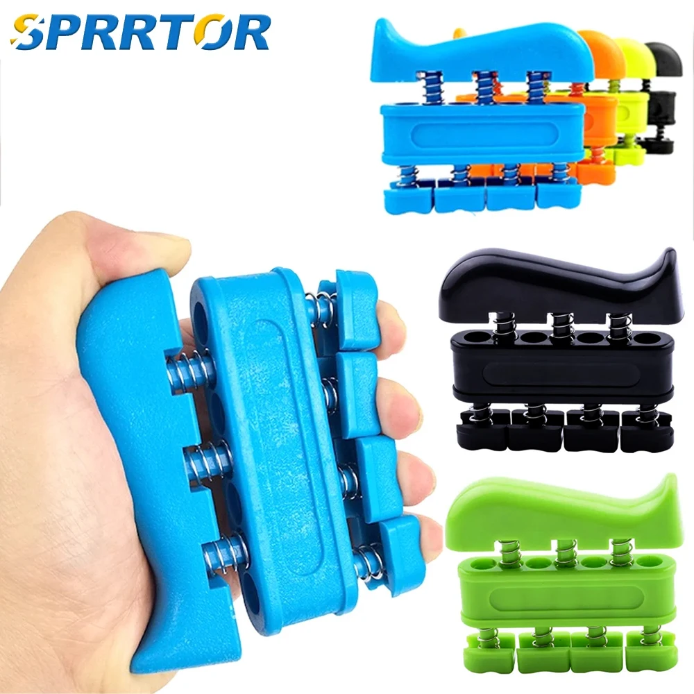 Finger Trainer Training and Exercise Two-way Spring Adjustable Grips Piano Guitar Finger Exercise Equipment Hand Strengthener