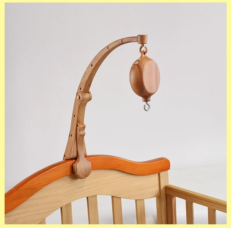 Baby Crib Mobile Hanging Print Grain Plastic Bed Holder Arm Bracket