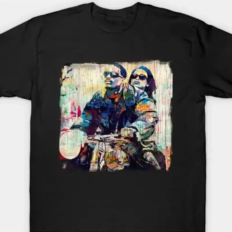 Men's Trendy Vintage  T shirt Love Jones Pop Art Soft and Breathable f