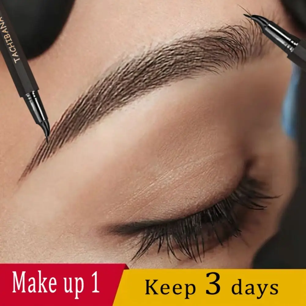 New Waterproof Sweatproof Liquid Eyebrow Pencil Tattoo Ultra Thin Head Fine EyeLiner Pen