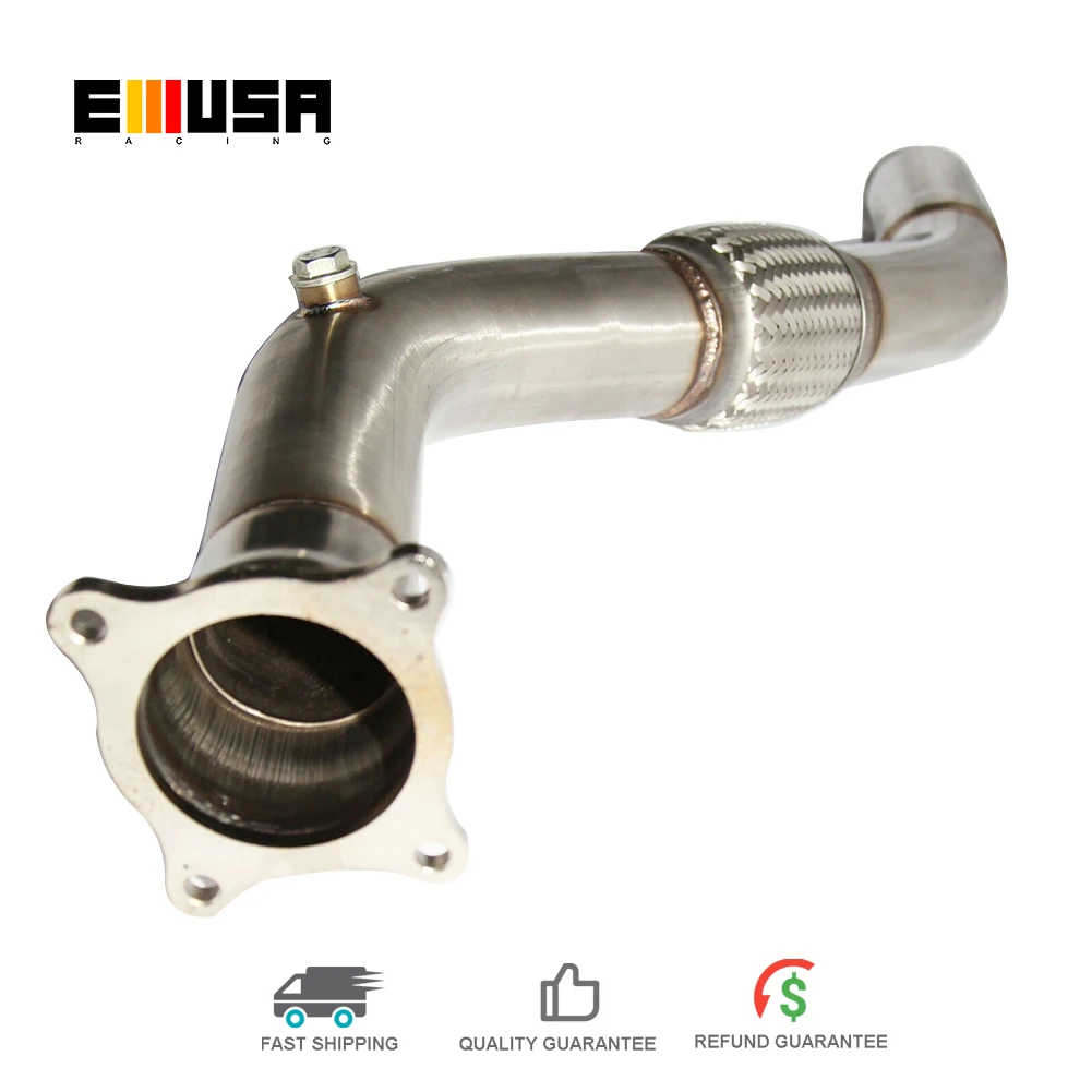 

Emusa 3”(76mm) Downpipe for 2009-2016 Audi A4 2010-2016 A5 2013-2016 Allroad 2011-2017 Q5