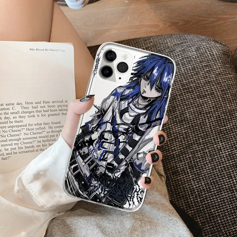 Cartoon Pattern Subcultural Angel Girl Phone Case For iPhone 15 1413 12 11 Pro Xr Xs Max 7 8 Plus Y2K Anime Boy Protective Cover