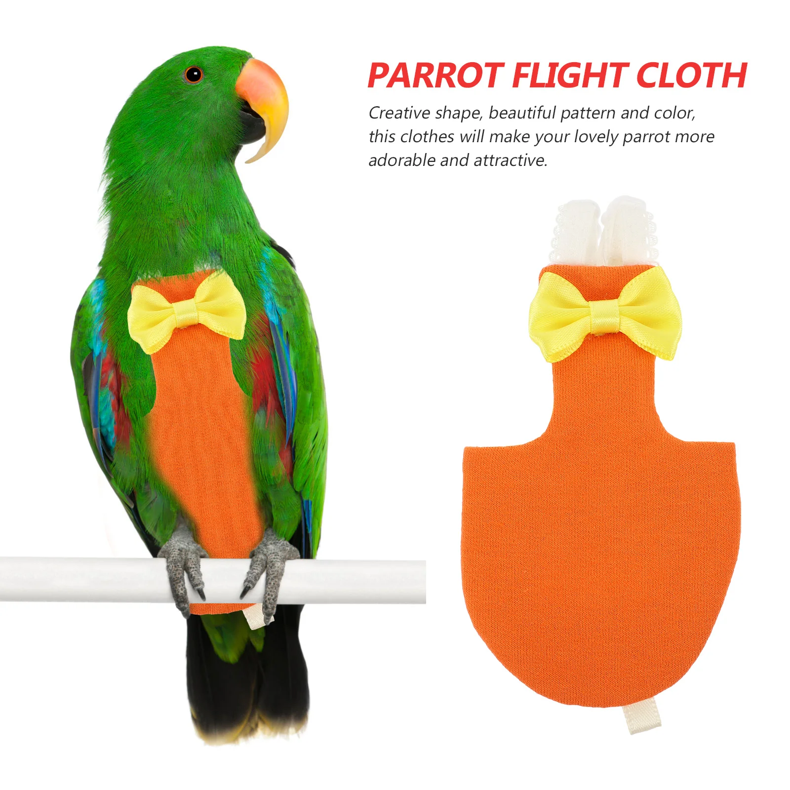 

Parrot Diaper Clothes Flight Suit Bird Harness Conure Cotton Cockatiel Parakeet Duck Diaper Protective Breathable Comfortable