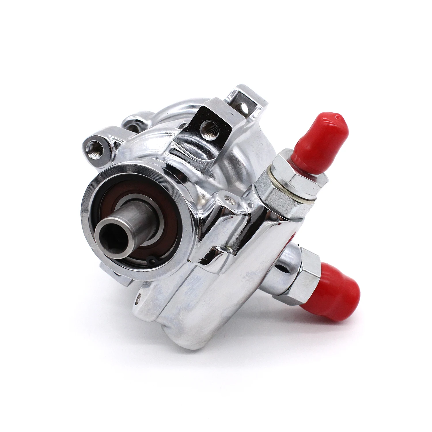 Bomba de direção hidráulica Chrome para Chevrolet GM Saginaw TC Tipo 2, Acessórios de substituição do carro, Novo, 1980-2001, 1Pc