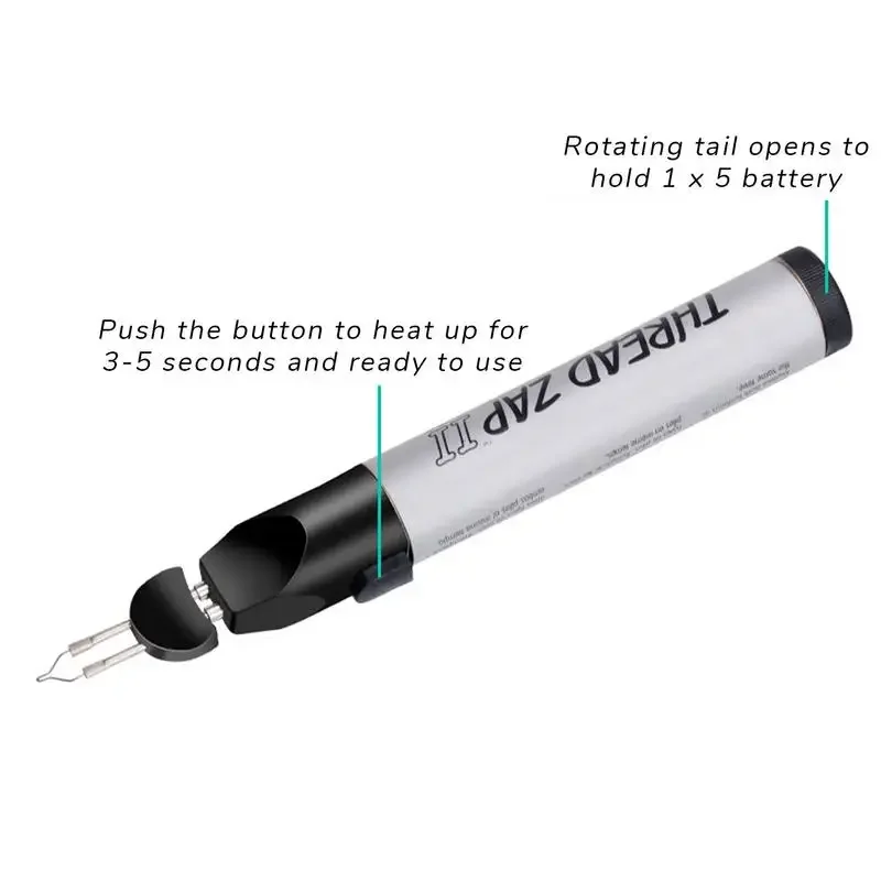 Thread Zap Welding Wax Tail Burning Pen Melting Crayon Stitching Thread Wire Breaking Line Handmade Leather Hand Sewing