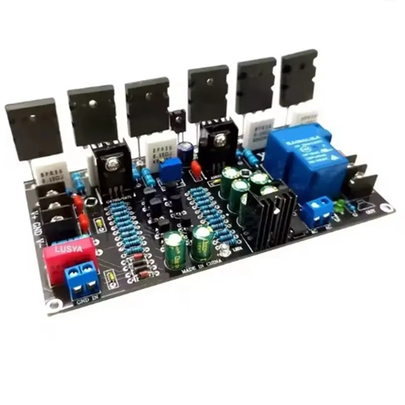 

AT82-300W 1943 + 5200 Tube Power Amplifiers HIFI Audio Amplifier Board Speaker Protection