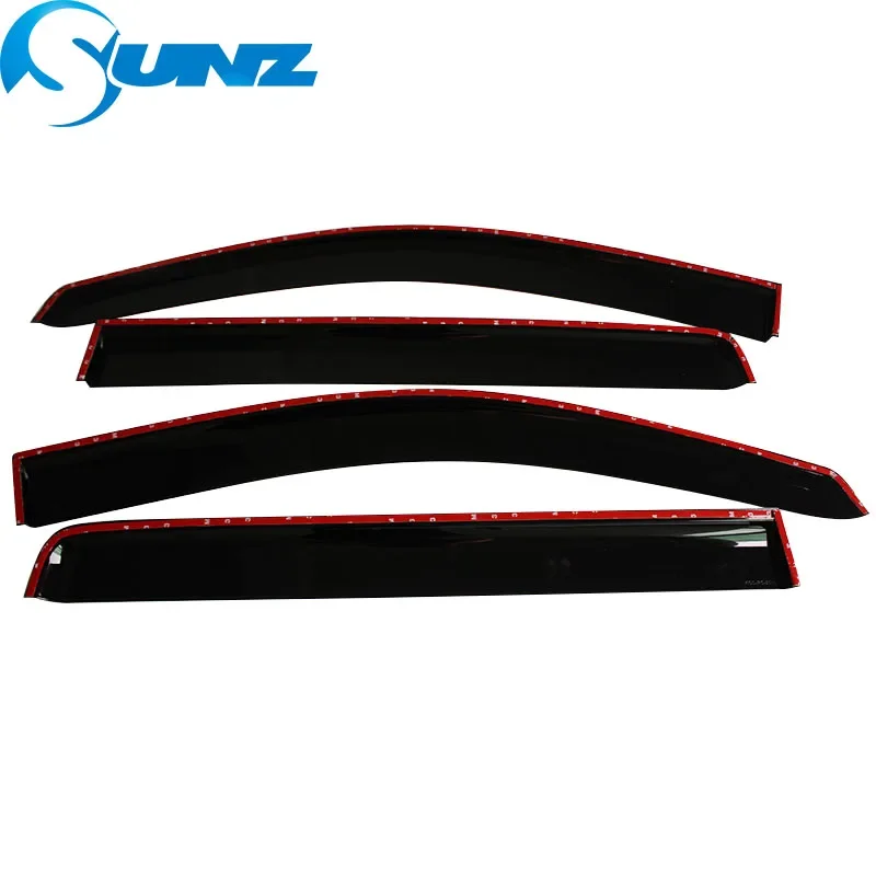 Side Window Deflector For Nissan Navara D40 2005 2006 2007 2008 2009 2010 2011 2012 2013 2014 Weathershields Sun Rain Visor SUNZ