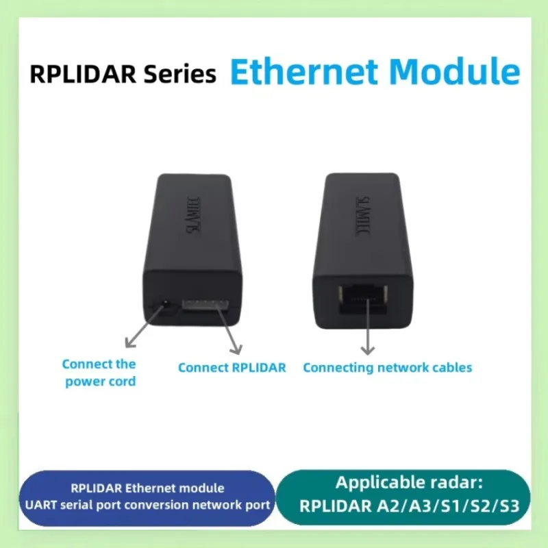 

Оригинальный заводской лидар SLAMTEC RPLIDAR A2 A3 S1 S2 S2L S3, последовательный порт для модуля Ethernet, большой экран, интерактивный модуль