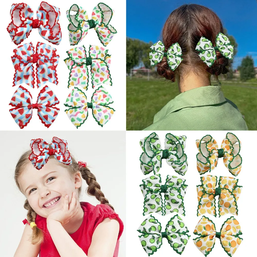 30pc-baby-girls-hair-clips-fruits-strawberry-watermelon-prints-frill-bow-edge-locked-ribbon-barrettes-hairpins-for-kids-headwear
