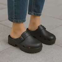 EVA Women Platform Beach Sandals Summer Clogs Slippers Fashion Women's Flat Slippers Outdoor Antiskid Waterproof Home Sandals - Image 4