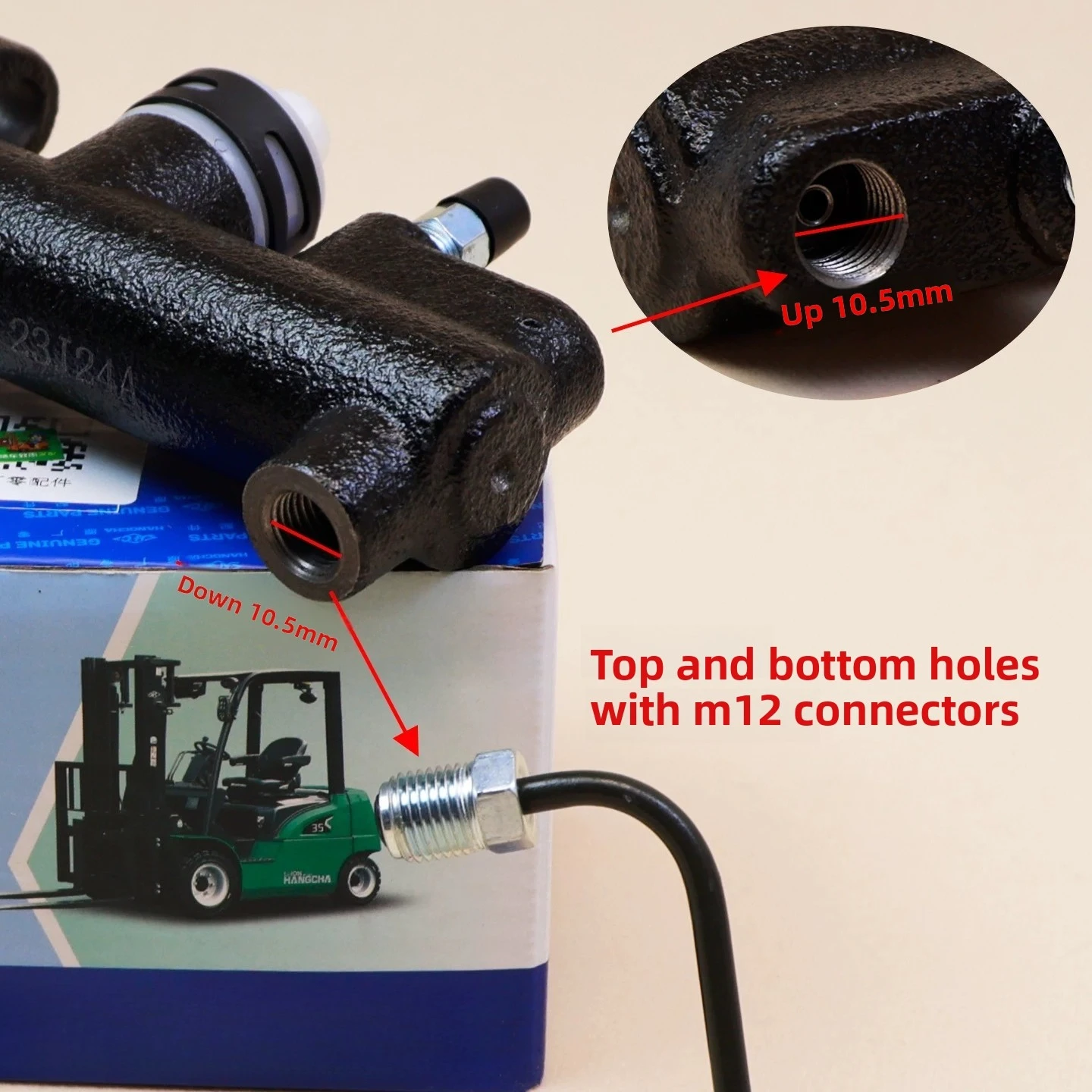 Forklift brake master pump JP300-525000-000 For Hangzhou electric fork A20 J20 J30 J15 1.5 3T