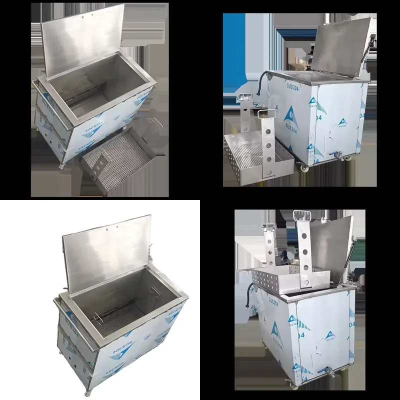145L CANDOSONIC Industrial Heated Sink Cleaner for Dishes Large Size Hot Water Immersion Tank for Restaurant Kitchen Oil