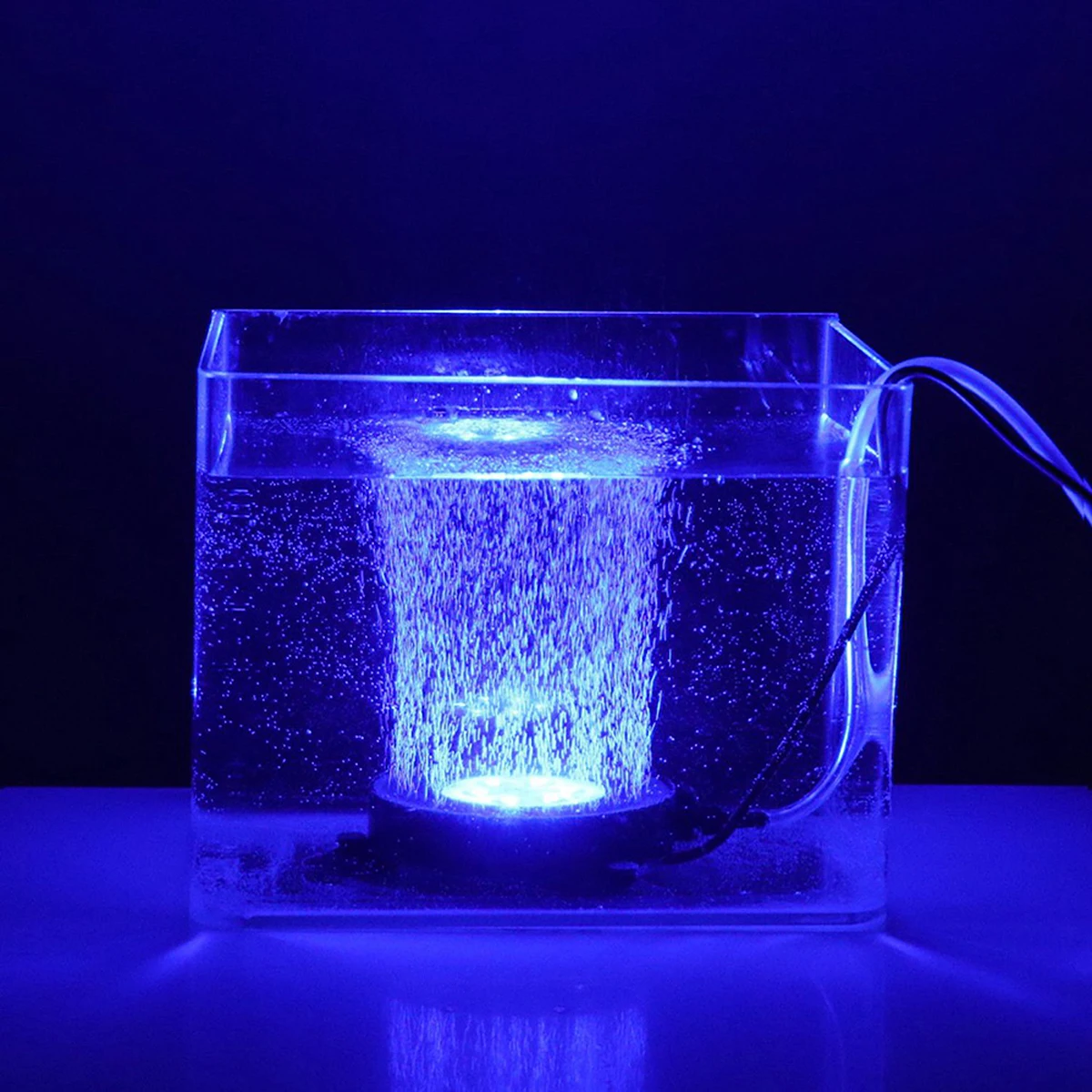 

6 LEDs Fish Tank Lamp Aquarium Underwater Pool Light Waterproof Submersible Decor LED Oxygen Bubbles Lighting Pet Supplies Eco