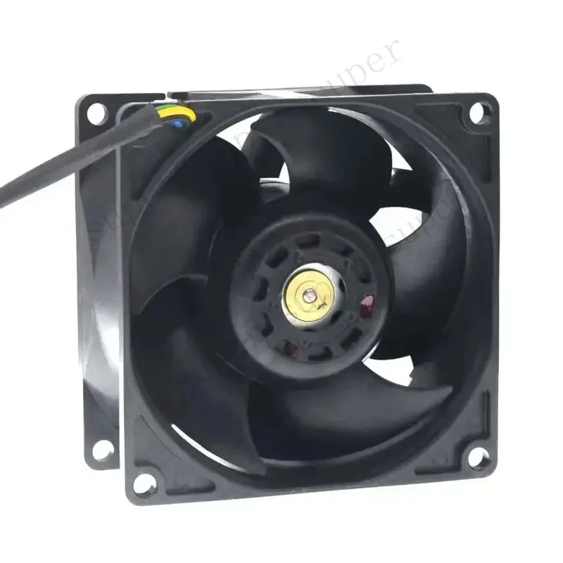 New High Speed 12V Ball Bearing Cooling Fan 80mm X 80mm X 38mm 9GA0812P1G641 1.2A 9950RPM,for Miner Fan Powerful Cooler