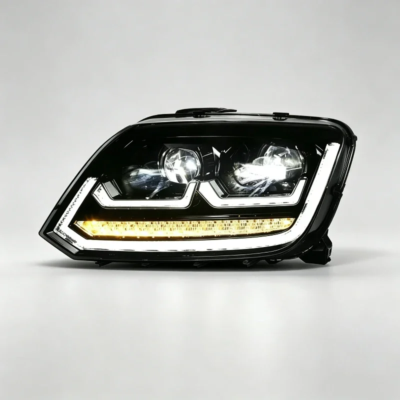 Upgrade LED Projector Headlight Assembly For VW Amarok 2009-2013 2020 DRL Dynamic Turn Signal Plug And Play Lamp Accessories