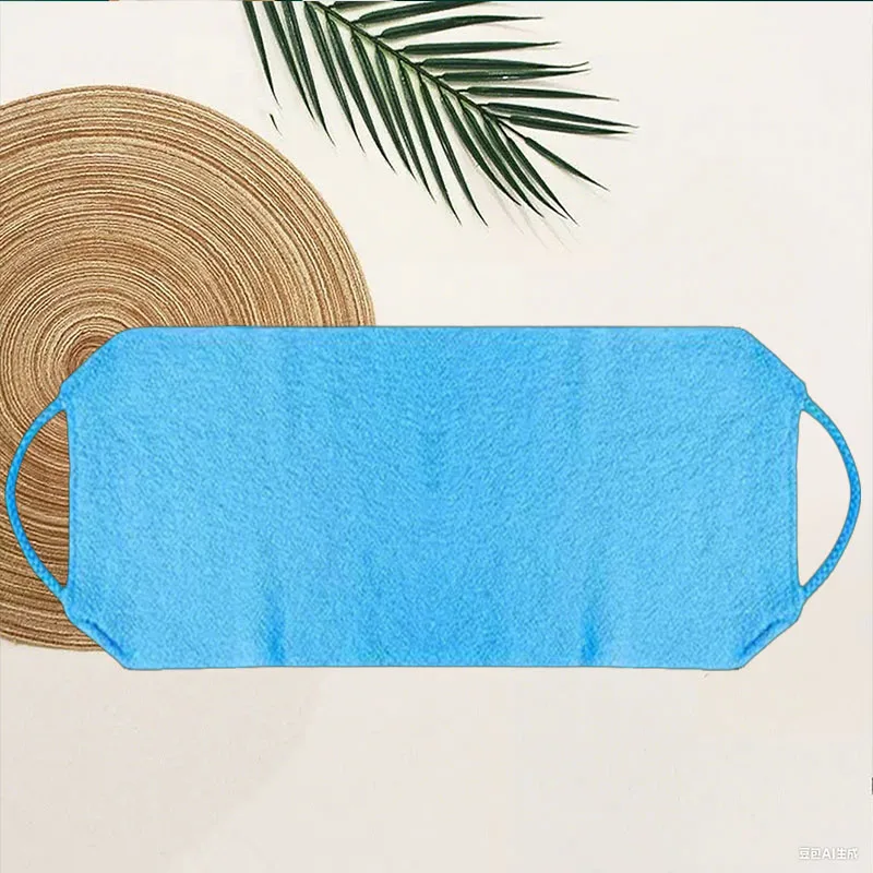 Hoge Elasticiteit Frosted Lange Douchehanddoek Douche Lichaamsborstel Baden Massage Terug Lichaam Exfoliërende Badkamer Wasborstel Badgereedschap