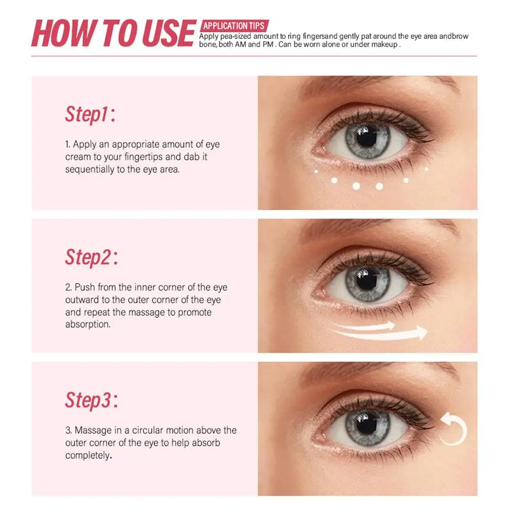 Crème pour les yeux au rétinol, élimine les poches sous les yeux, blanchissante, anti-âge, raffermissante, hydratante pour la peau, éclaircissante, liftante, D0Y6