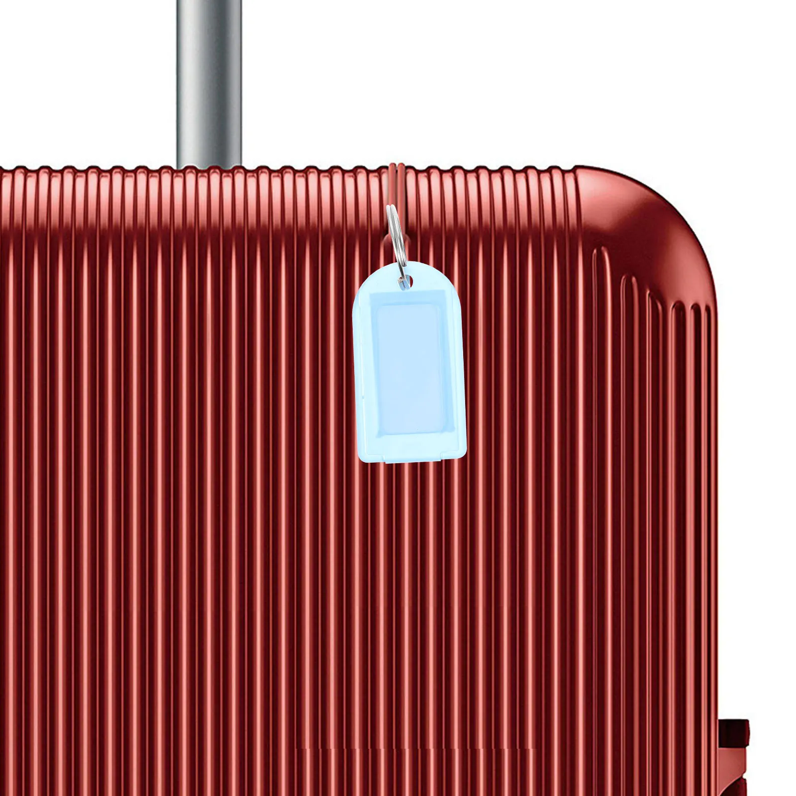 

40Pcs Key Tags with Labels Bright Reusable Key Identifiers for Suitcase Locker Hotel Keychain Compact Tag Set Luggage Tags