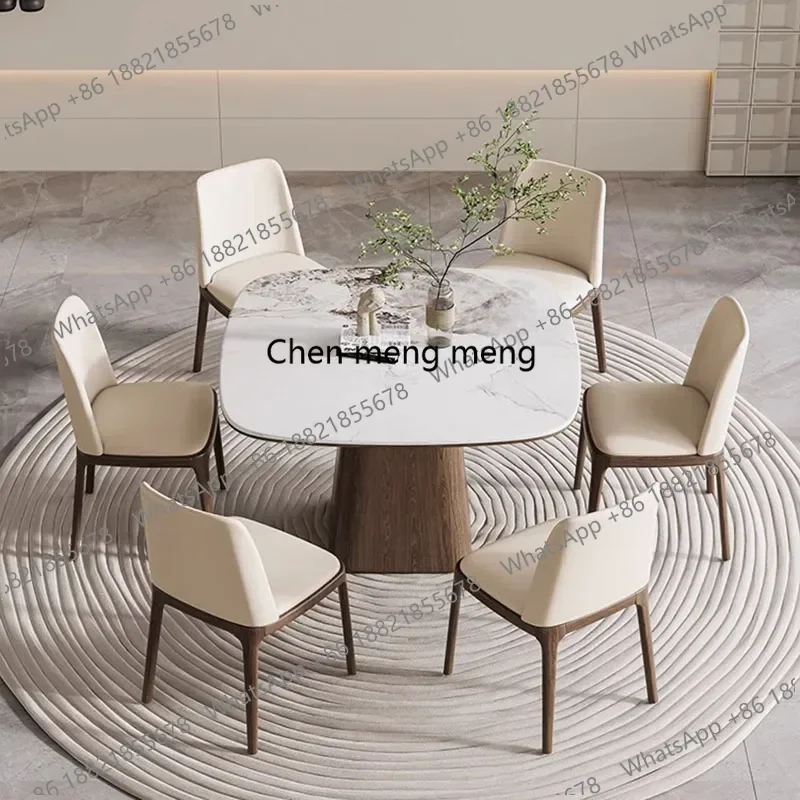 

Designer White Dining Table Rectangular European Luxury Modern Dining Table Living Room Kitchen Mesas De Comedor Home Furniture