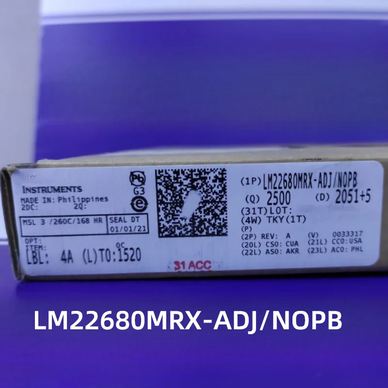 (5-20pcs) LM22680MRX-ADJ/NOPB SOP-8-EP 100% Original In Stock DC-DC 4.5V~42V 1.285V~37V