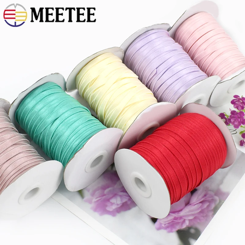 

5-20Meters 6mm Elastic Band for Underwear Shoulder Bra Stretch Tapes Garment Decoration Rubber Ribbon DIY Sewing Accessories