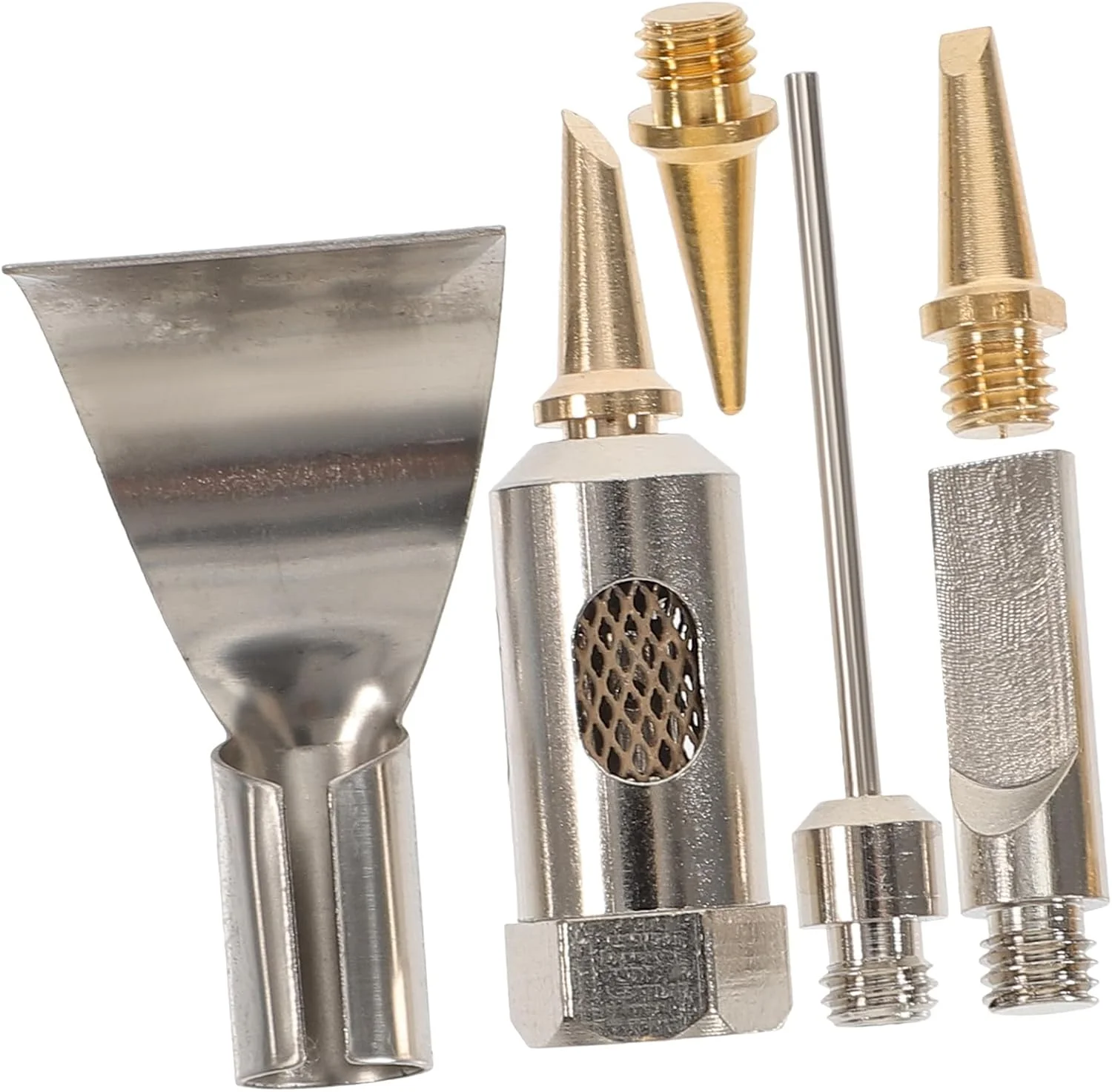 5/6Pcs Portable Butane Gas Soldering Iron Kit Mini Welding Torch Pen Copper Iron Welding Head Repair Hand Tools Set