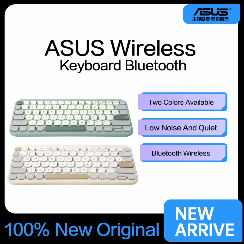 ASUS Wireless Keyboard Bluetooth 4.0 5.0 Ultra-thin and Compact Portable Laptop Office Keyboard