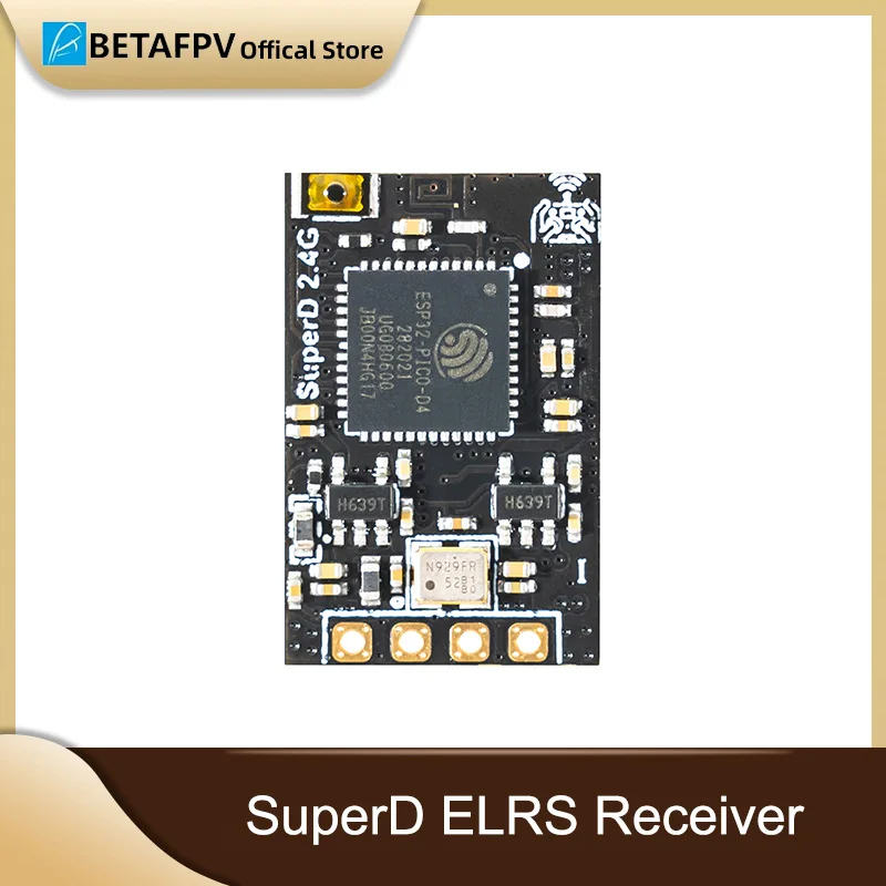 BETAFPV SuperD ELRS 2.4G/915MHz/868MHz Diversity Receiver