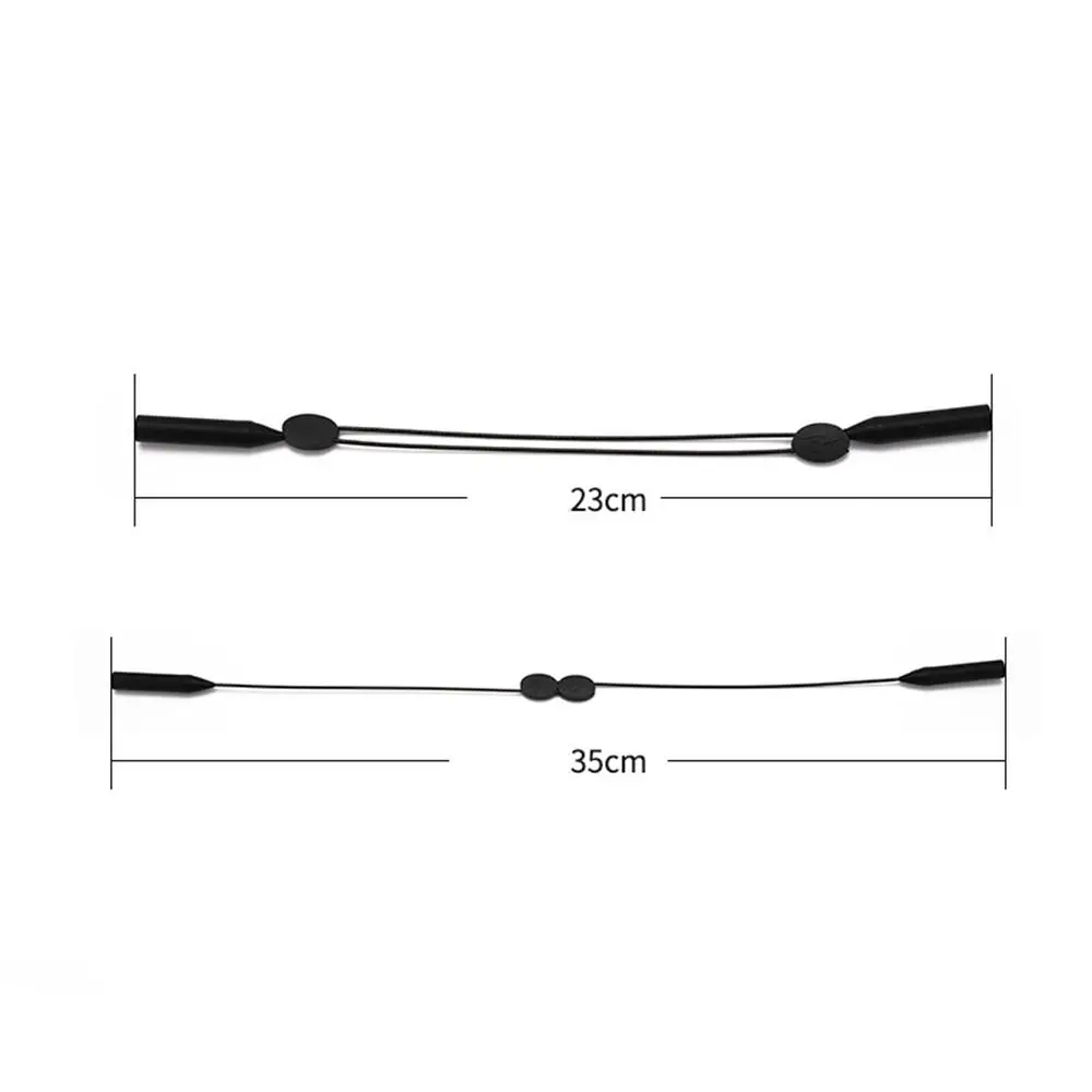 زلة الحبال الرياضية سيليكون تشغيل الرياضة الفرقة حامل النظارات الأشرطة سلسلة النظارة مع الأذن هوك النظارات الشمسية سلسلة الحبال