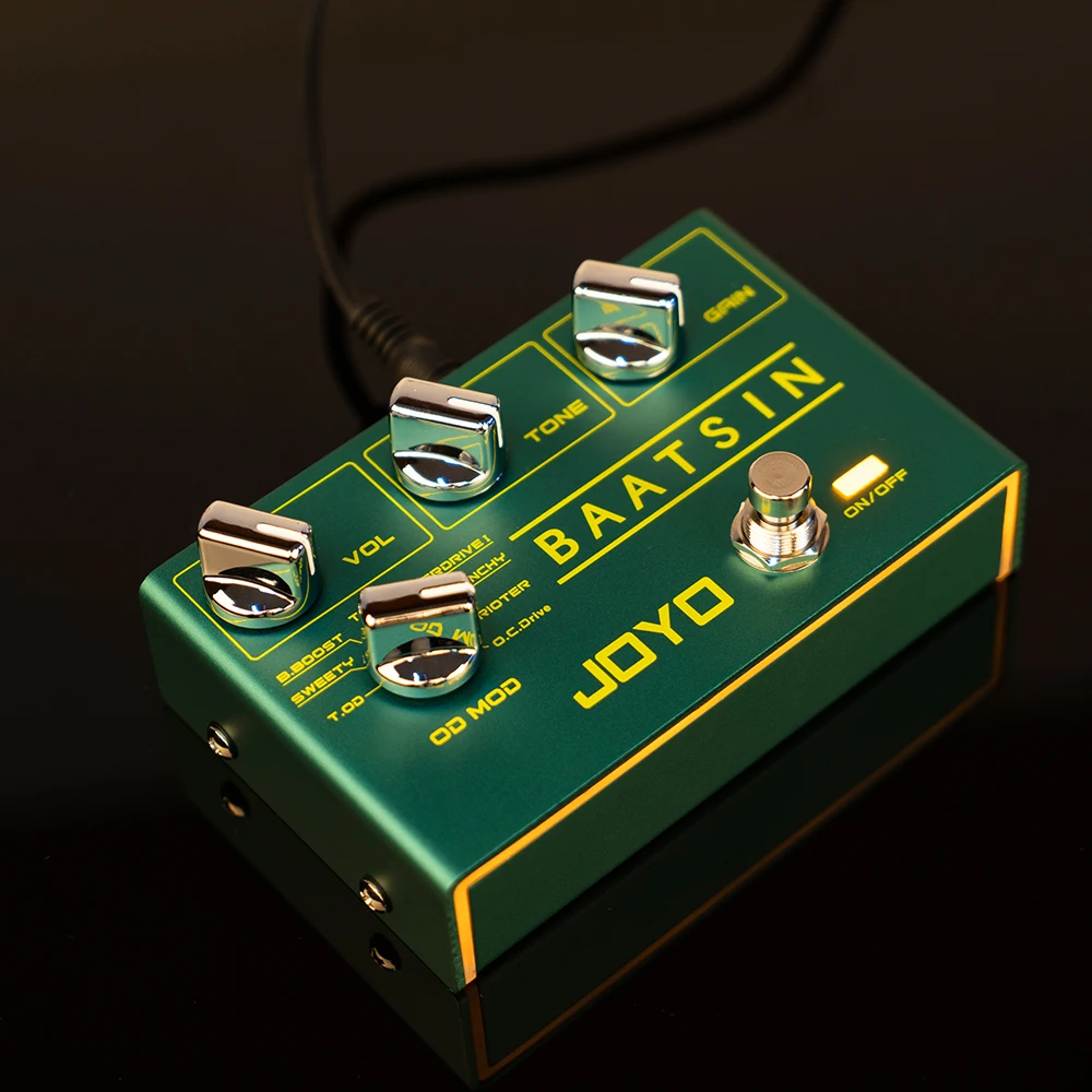 

JOYO R-11 BAATSIN Overdrive & Distortion Guitar Effect Pedal True Bypass 8 in 1 Pure Analog Circuit Multi Effects Pedal