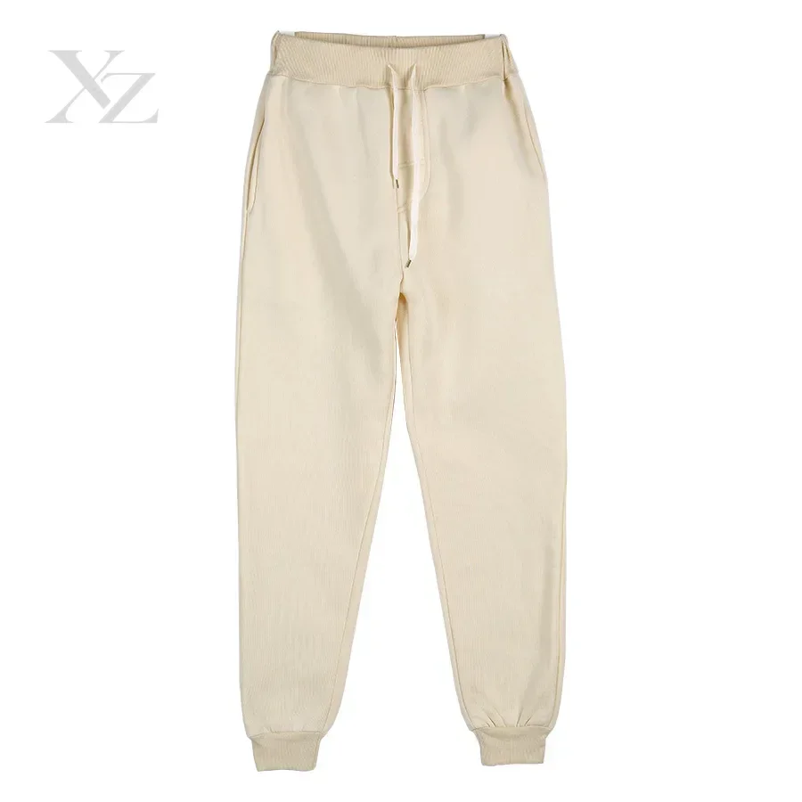 brown apricot Solid Color Sweatpants Spring Summer Casual Pants Male Men Fashion Brand Men's Simple Slim Wild Trousers