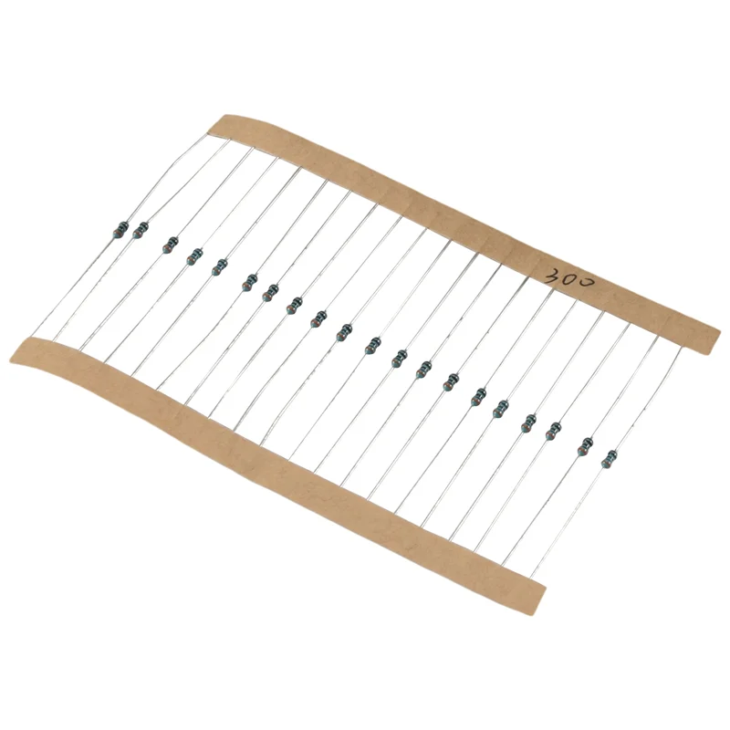 T24C 2600 قطعة 130 قيم 1/8 واط 0.125 واط 1% مقاومات فيلم معدنية مجموعة متنوعة من المقاومات مجموعة متنوعة المكثفات الثابتة #4