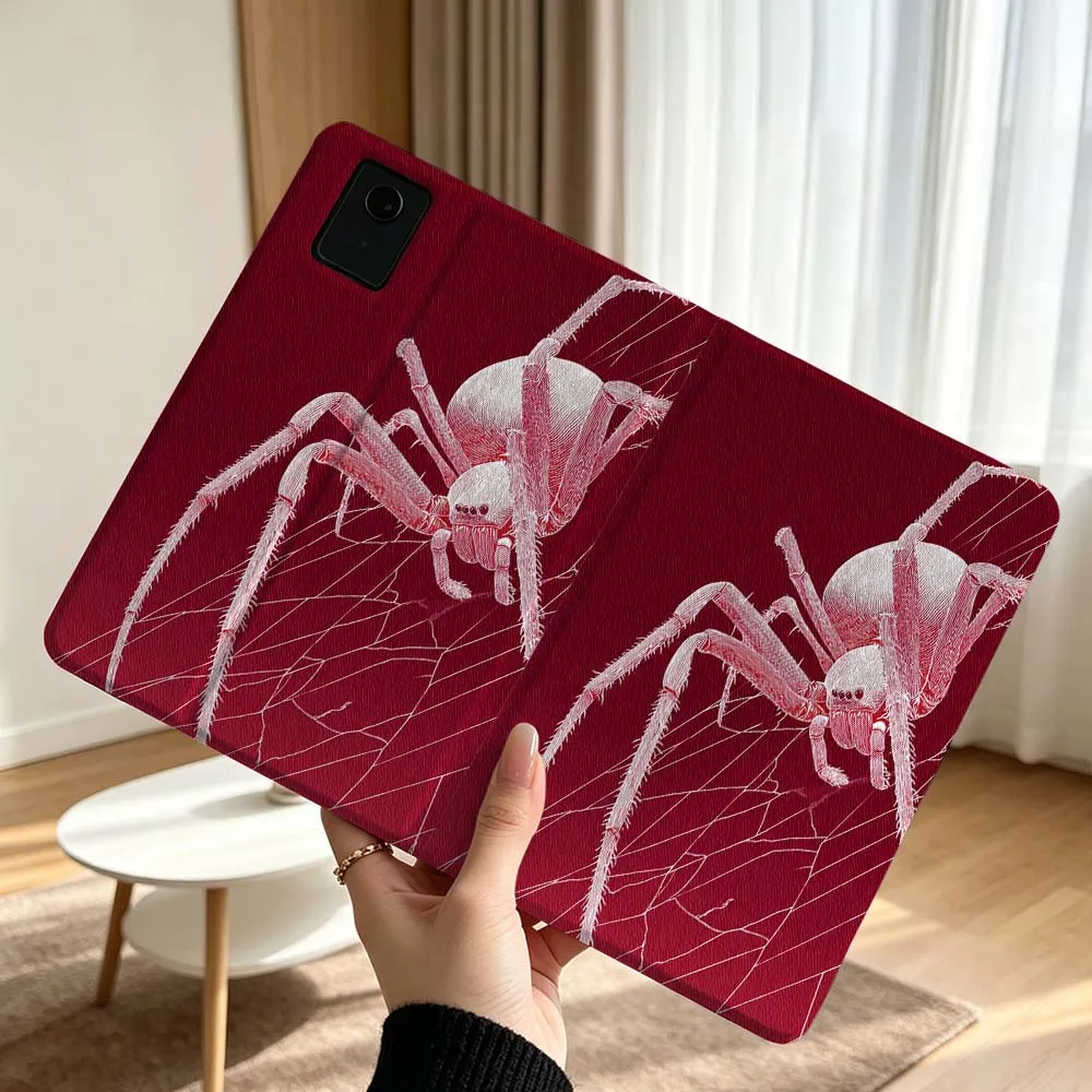 

Art spider pattern Pen Tray For Lenovo Xiaoxin Pad Pro Tab P12 P11 11 13 11.2 11.5 10.6 inch K11 Plus Tablet Case