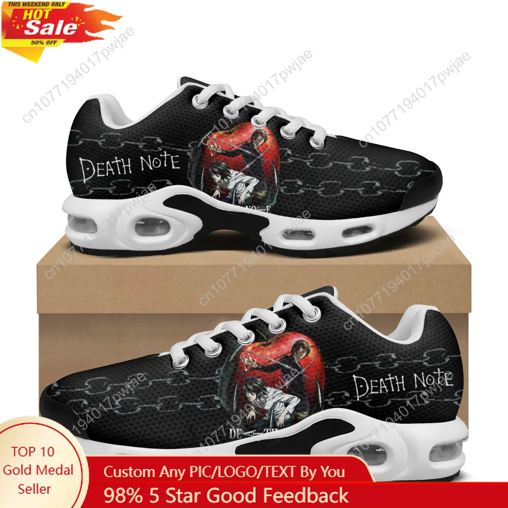 

Japan Anime DEATH NOTE Air Cushion Sneakers Mens Womens Sports shoes Lightweight Hiking Mountain Climbing Casual Custom Shoes
