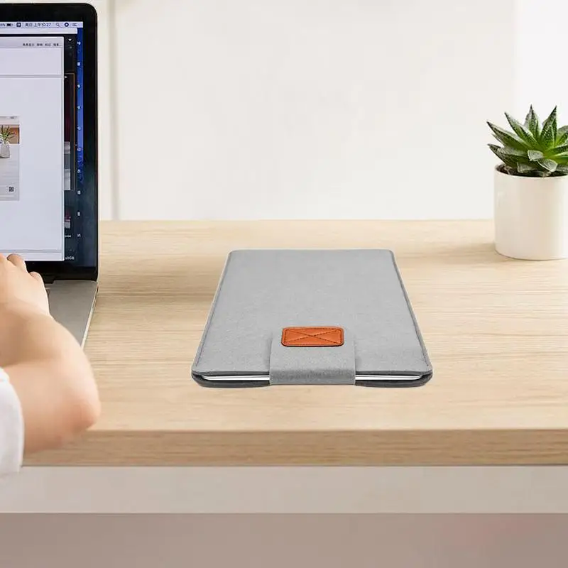 Notebook Tablet Case Protective Bag Soft Portable Felt Computer Bag Protective Felt Sleeve Stylish Laptop Sleeves For Everyday
