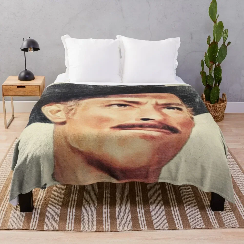 Lee Van Cleef, Movie Legend Throw Blanket Bed linens anime Large Blankets