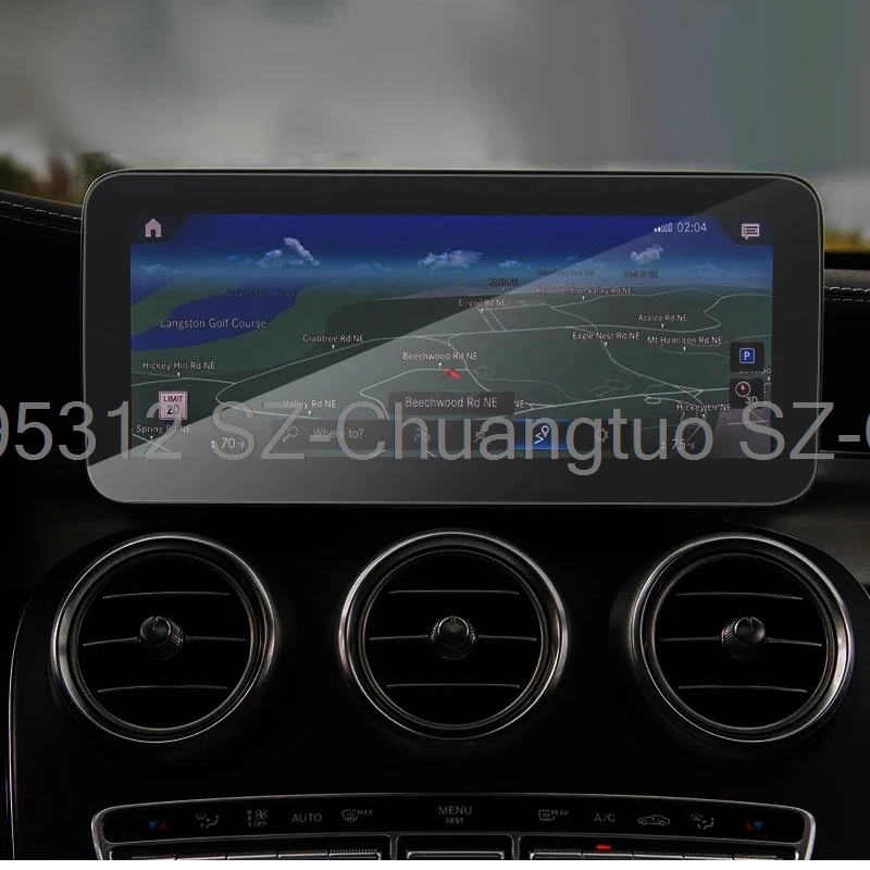 Ekran ze szkła hartowanego do samochodu Mercedes Benz GLC Class 250 300 X253 C253 2020 2021, 10,25 cala, folia nawigacyjna, akcesoria LCD — zdjęcie 5