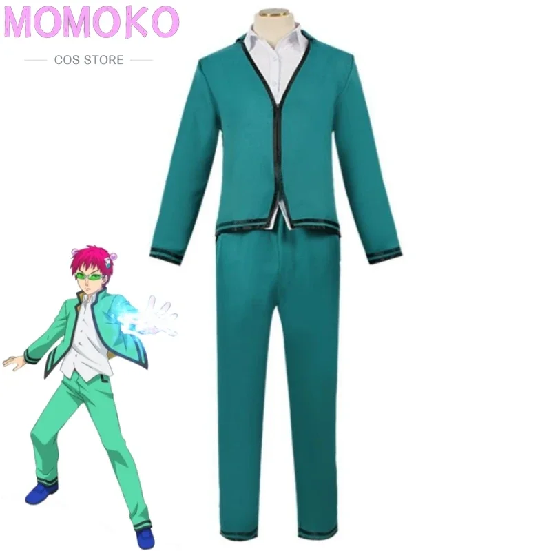 Anime Saiki Kusuo Teruhashi Kokomi katastrofalne życie Saiki K przebranie na karnawał peruka szkoła Jk jednolite Halloween do odgrywania ról garnitur