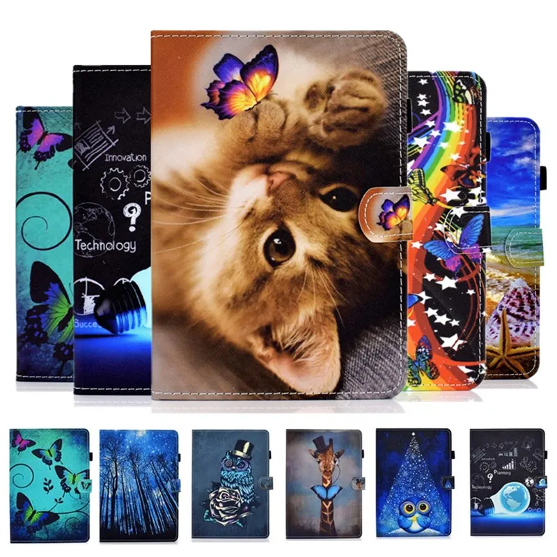 

For Huawei Matepad T10 T 10s Case Luxury Flip Stand Cover for Huawei Matepad T10S Case AGS3-L09 AGS3-W09 10.1 Animal tablet Case