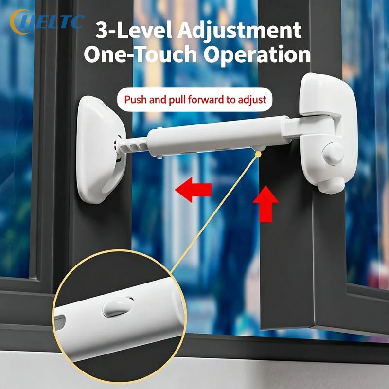 1/2Pcs Aluminum alloy Window Lock Child Protection Window Restrictor Baby Safety Stopper Falling Prevention Locks Limiter