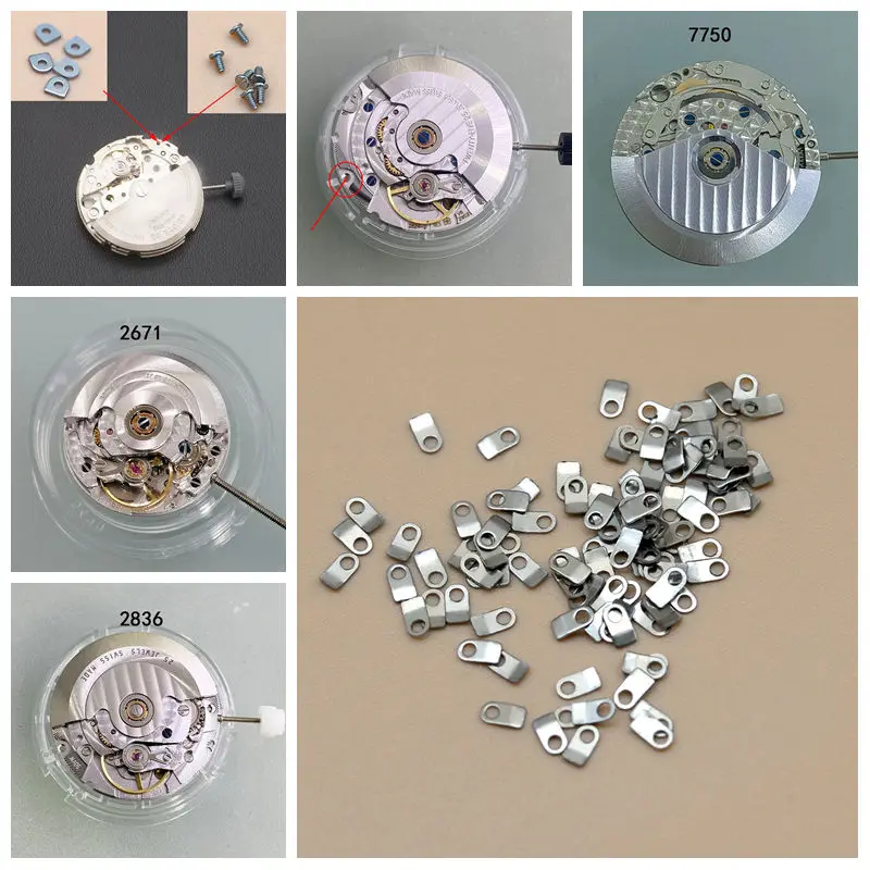 Watch Accessories Fixed Parts For 8200 8215 8205 2824 2836 2834 7750 2813 2846 8285 Various Movement Models Dimensions  Sizes