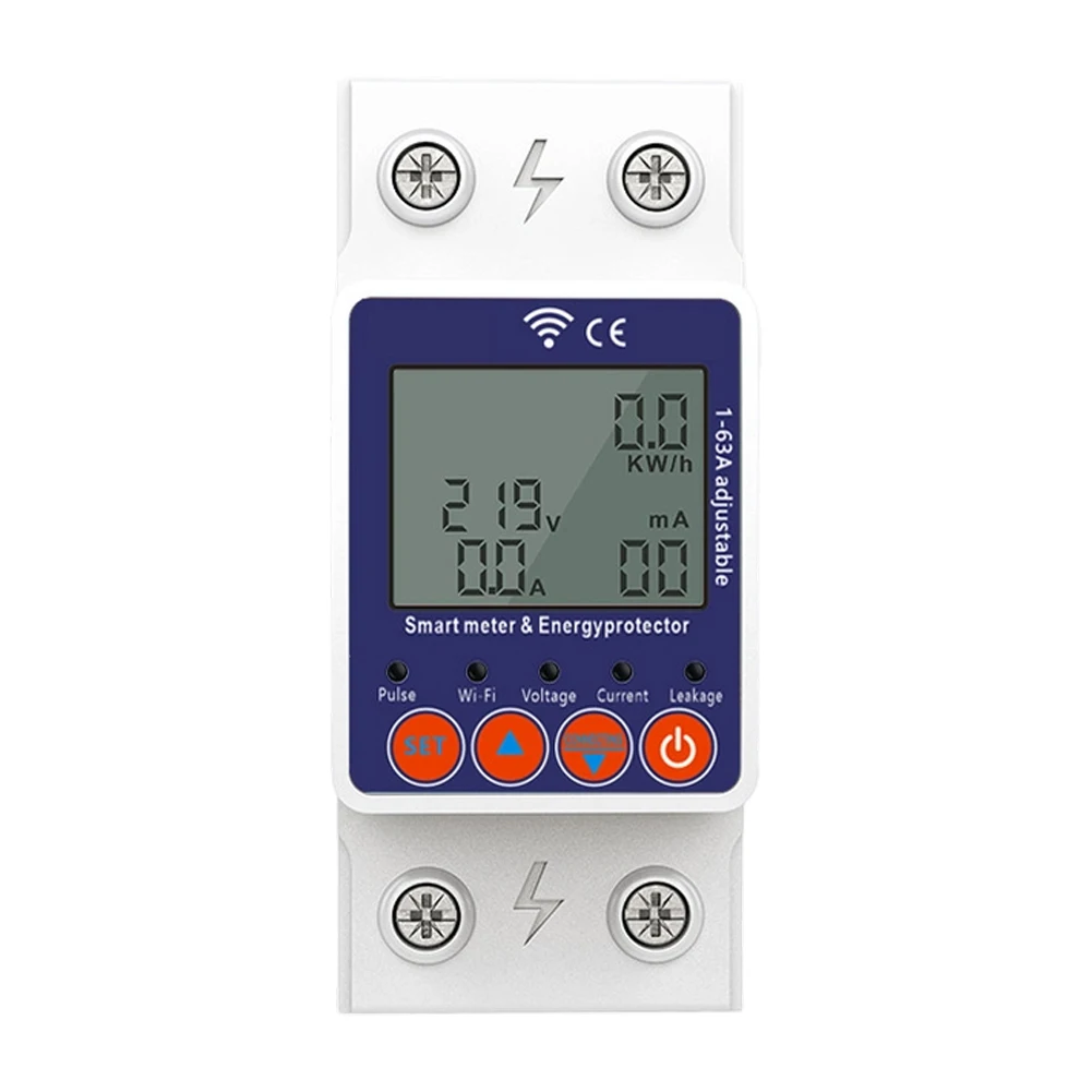 Remote App Control for Smart WiFi Breaker Over-voltage Protection Under-voltage Protection Overload Protection Leakage
