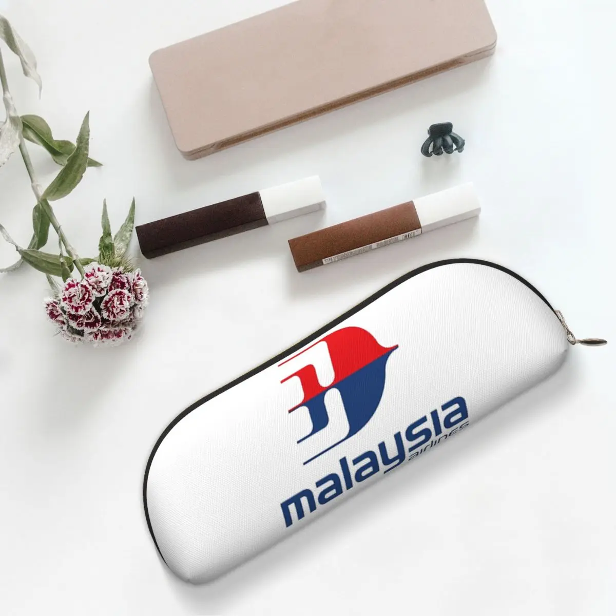 Estuche para lápices Malaysia Airlines, estuche para lápices, suministros de papelería, caja grande para bolígrafos, bolsa para lápices para la escuela de niños