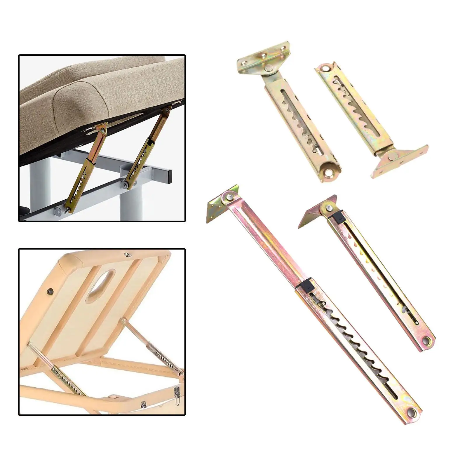 Smooth Finish Sofa Hinge Hardware for Antique Furniture Lifting Backrest and Folding Armrest Bracket