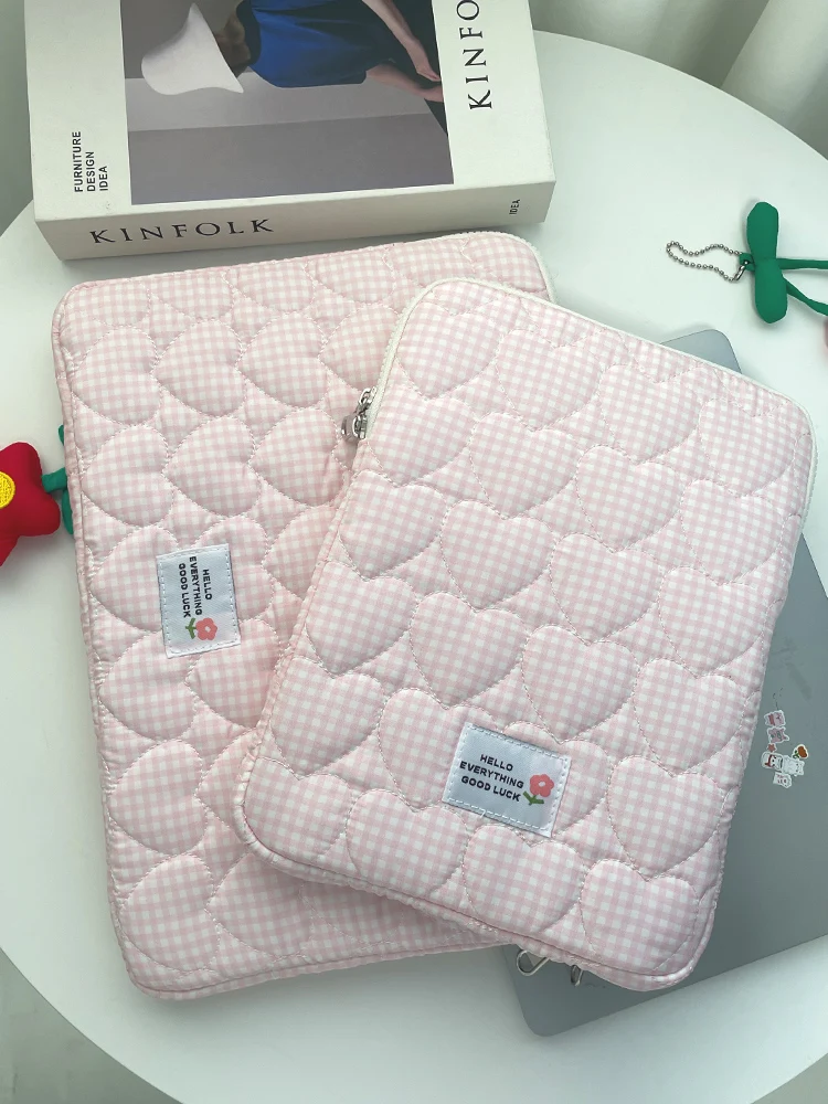 Cute Tablet Bag 9.7 10.9 11 Laptop Sleeve 13 14 15 15.6 16 Inch For MacBook Air Pro Xiaomi Dell Acer Notebook Tablet Pouch Case