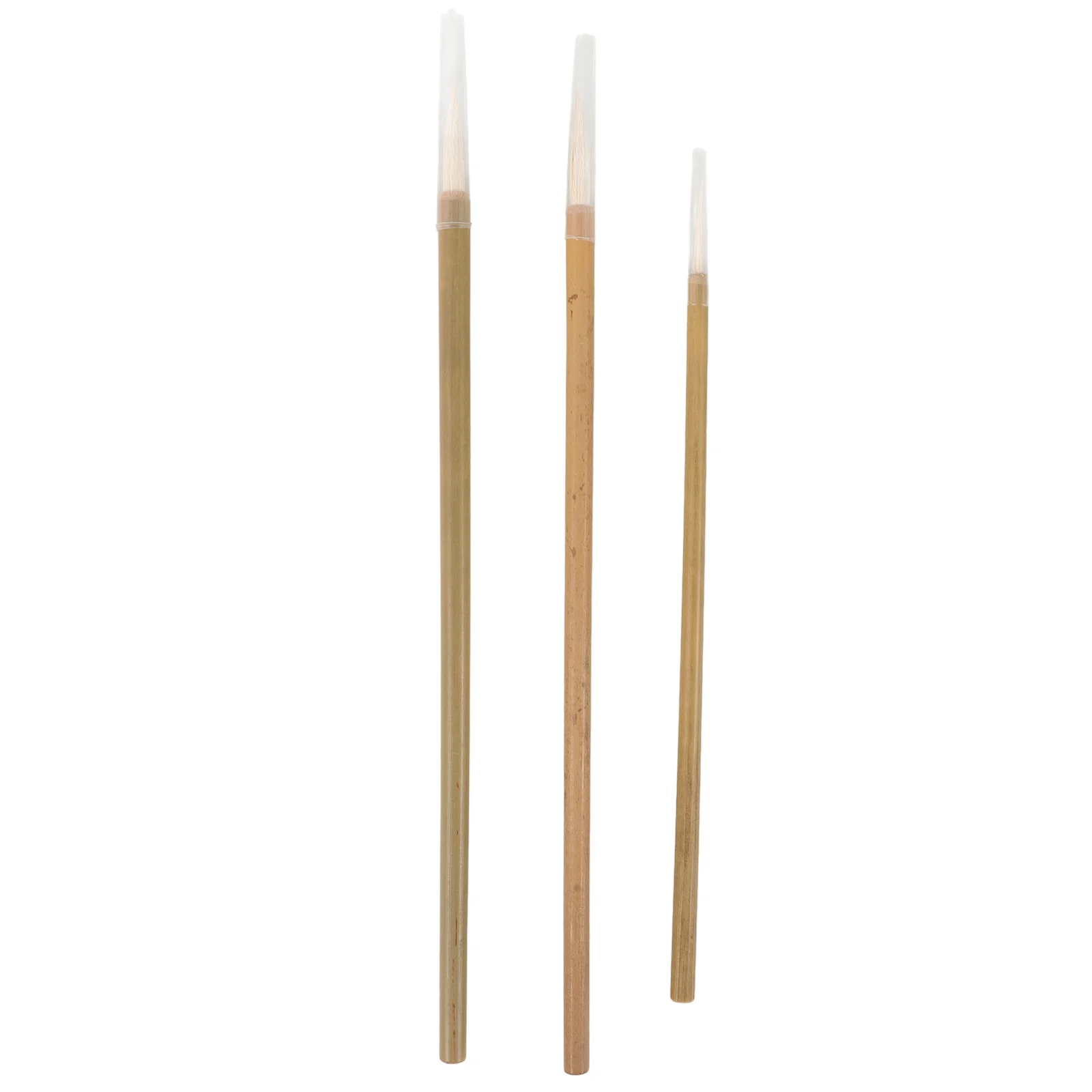 

Fine Tip Pottery Painting Brush Set 3Pcs Ideal for Acrylic Gouache Ceramics Detail Art Wall Craft Projects Smooth Application