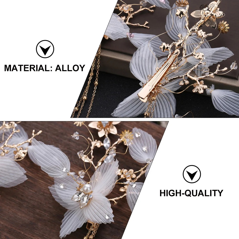 

2PCS Hair Clips Accessories Girls Chinese Style Party Alloy Pins Light Decorations Durable Practical Easy Wear Unique Design